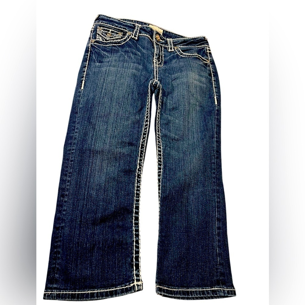 L.A. Idol Blue Flare Wide Leg Jeans
